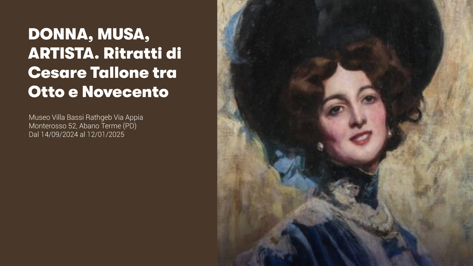 DONNA, MUSA, ARTISTA. Ritratti di Cesare Tallone tra Otto e Novecento