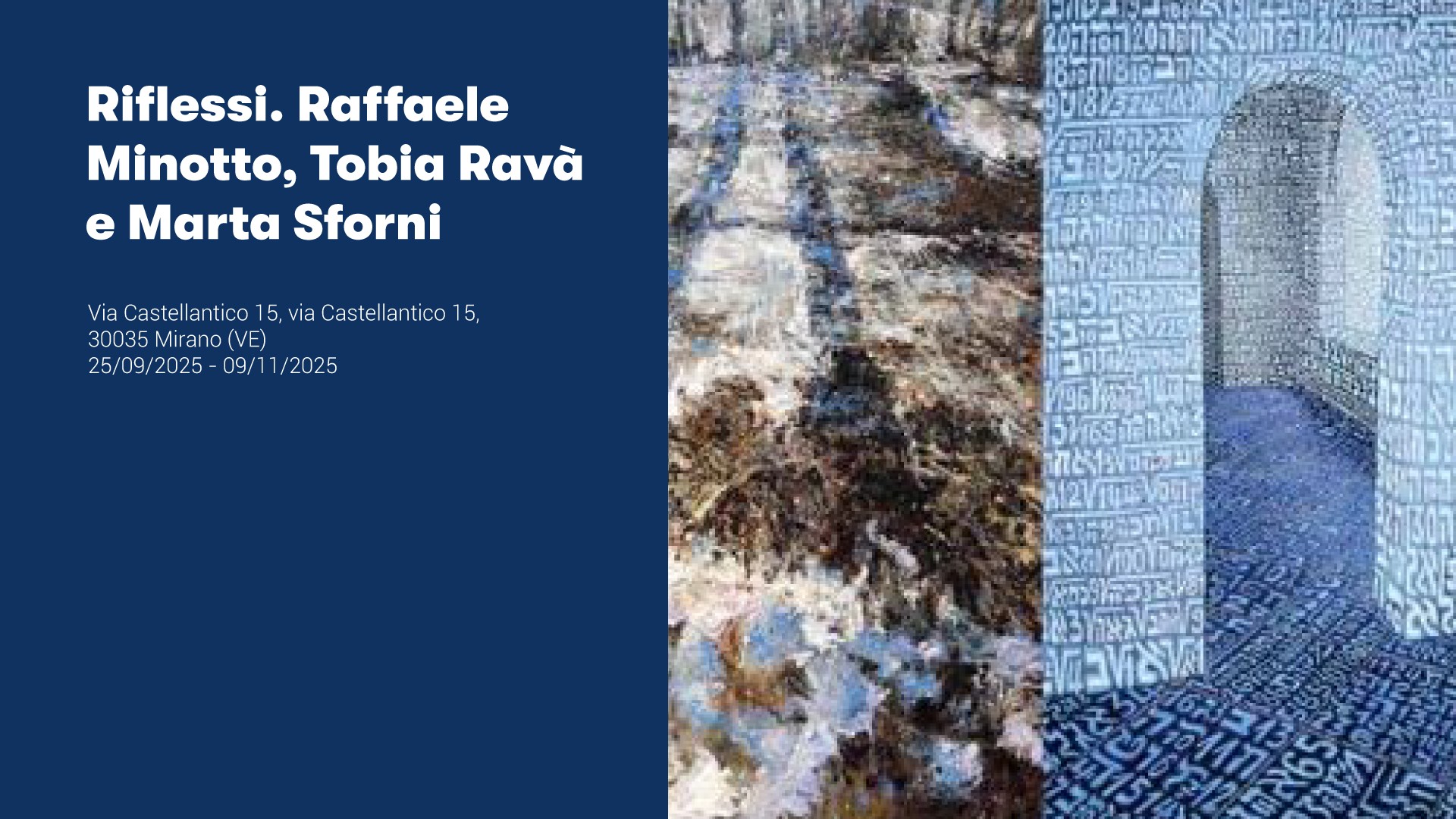 Riflessi. Raffaele Minotto, Tobia Ravà e Marta Sforni