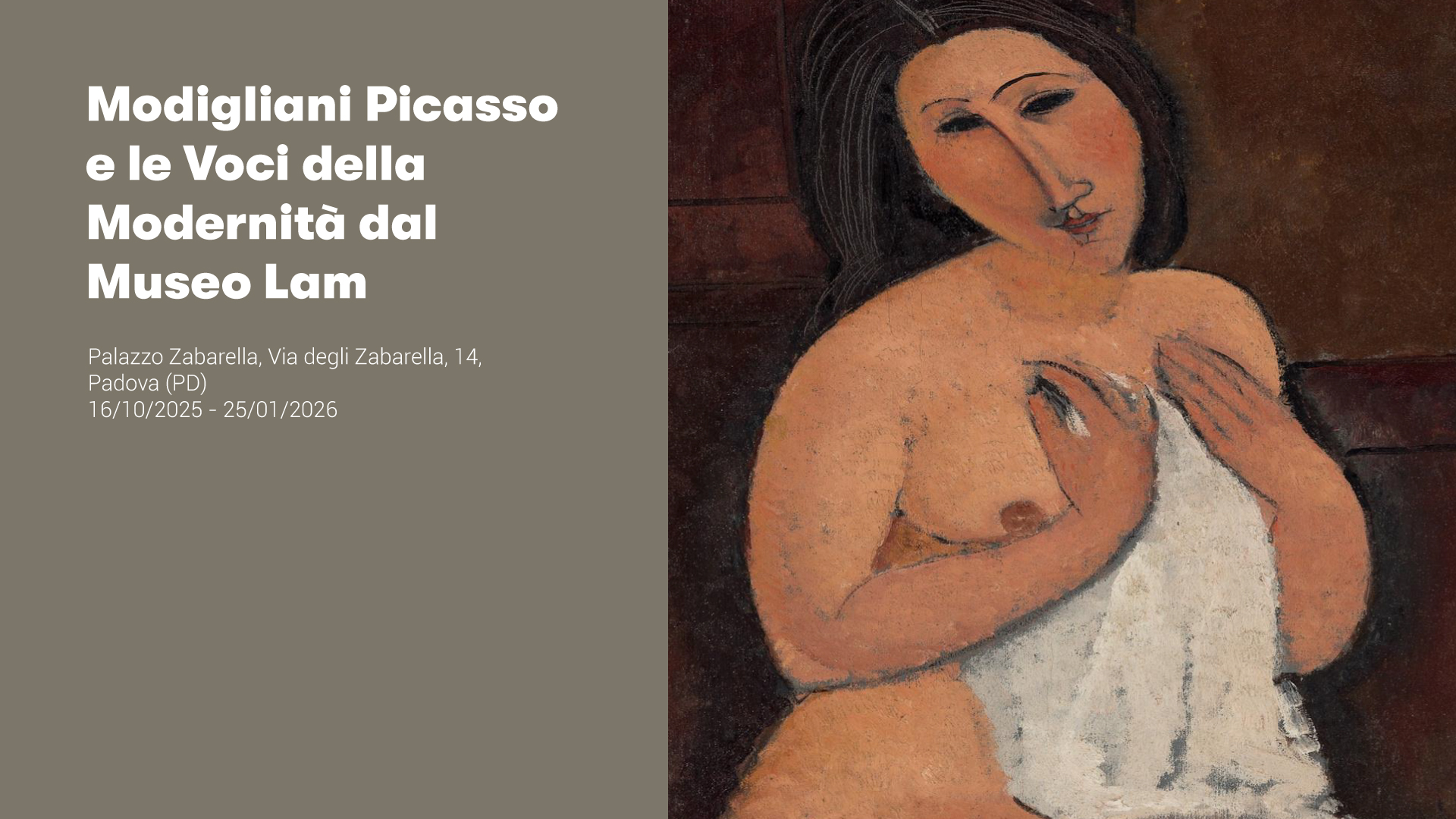 Modigliani Picasso e le Voci della Modernità dal Museo Lam